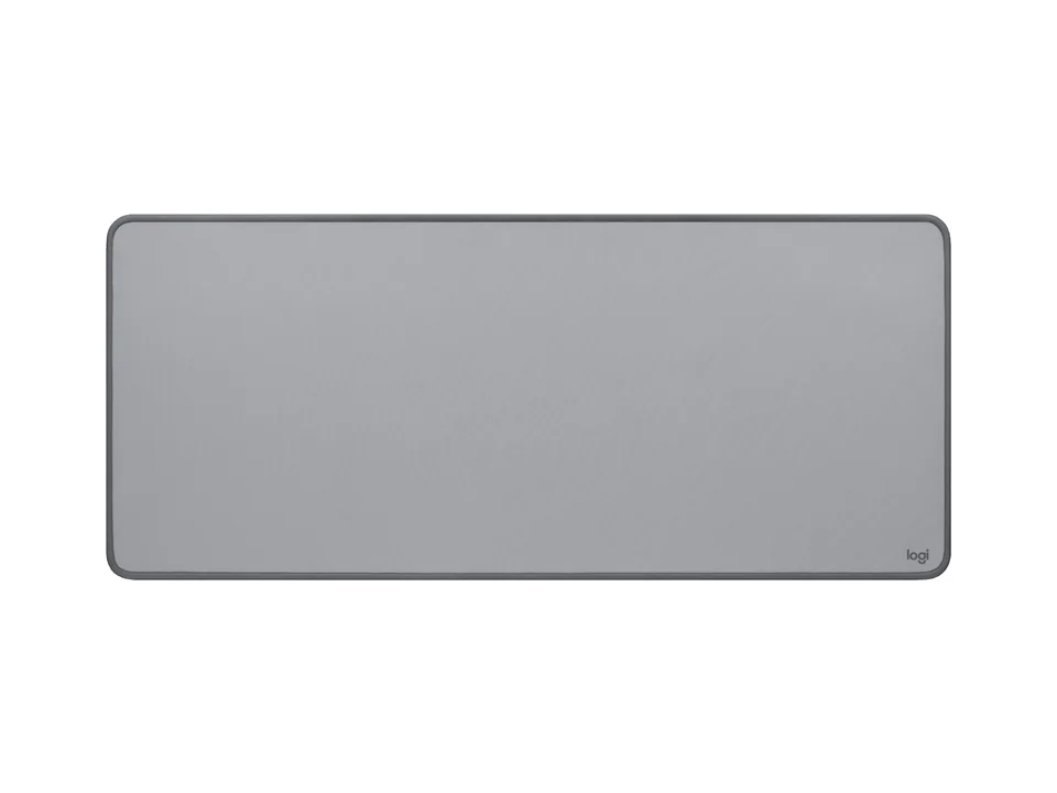 Alfombrilla de escritorio Logitech Studio Series en Mid Grey, vista superior